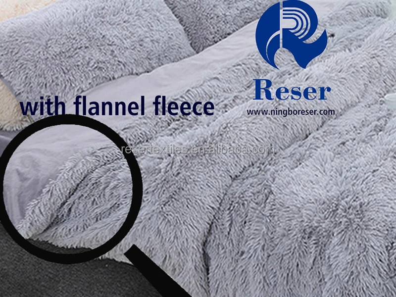 Fluffy Soft Modern Knitted Winter Fleece Throw Blanket Polyester Long Hair Cozy Fuzzy Sherpa Plush Warm Mink Faux Fur Anti-Dust