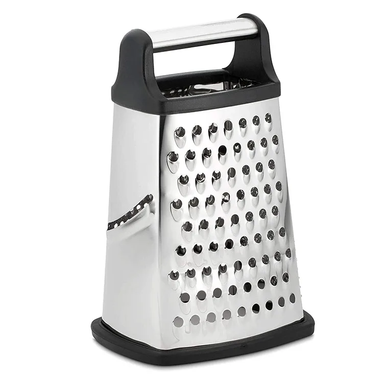 10inch Professional Cheese Grater, Grater for Cheese Stainless steel  Vegetable Slicer Food Shredder 3-Sided Convenience Gadgets for kitchen
