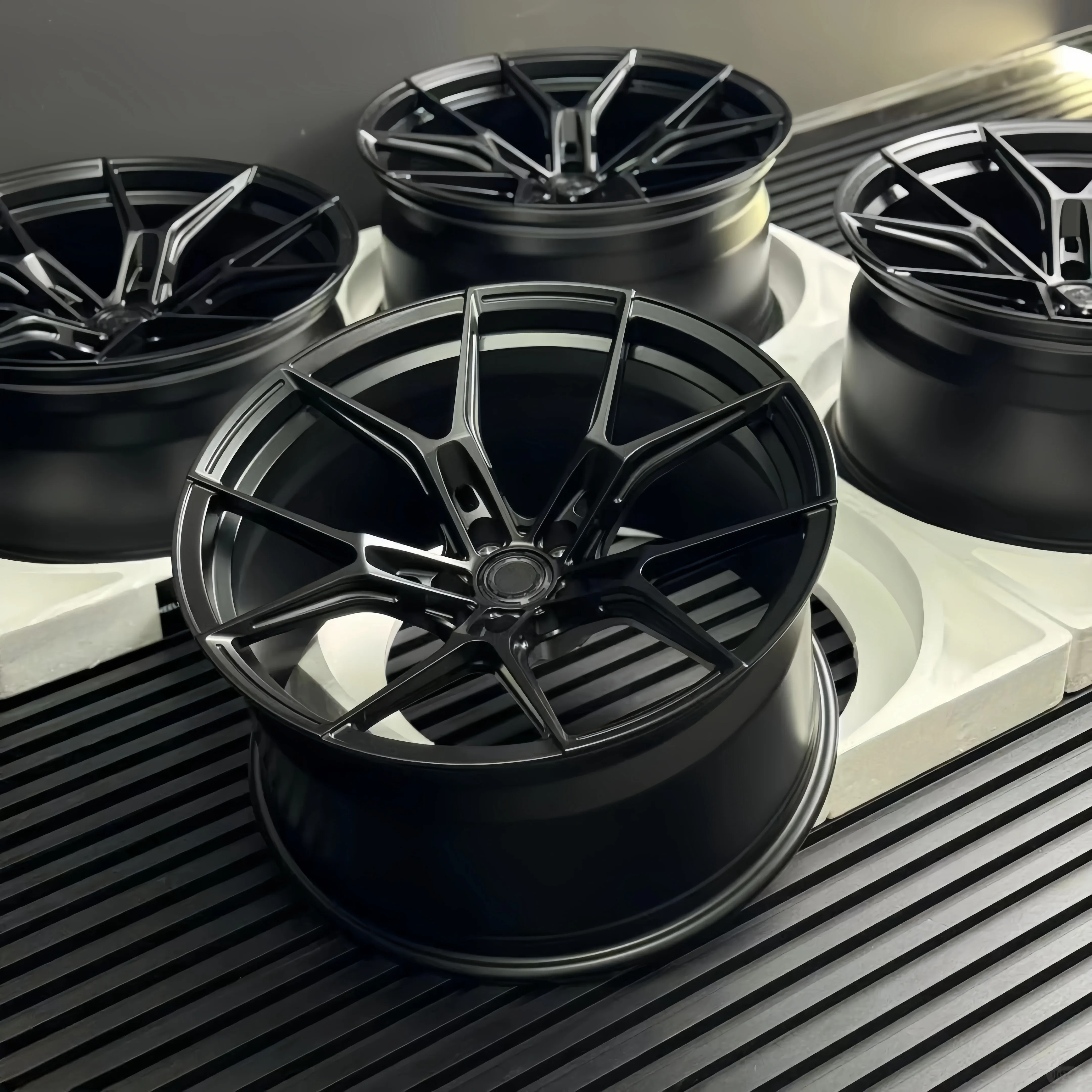 XINLAI Hot 1 Piece Deep Concave Forged Brushed Polished 5x120 5x112 5x114.3 18 19 20 21 22 Inch Wheel for Racing Car Wheel - Image 3