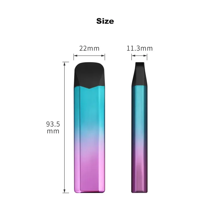 Lightweight Colorful Rechargeable Lighter Open Cover Burning Portable Multi-color Double-sided Cigarette Lighter