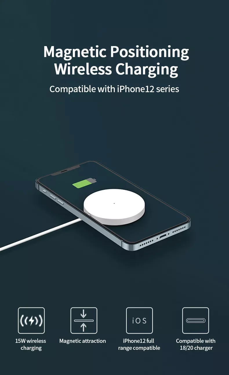 15w Fast Wireless Type C Usb Charger Charger For Iphone