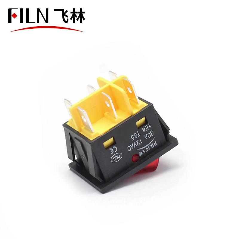 10Pin Rocker Switch Blue Led Backlight ON-OFF-ON / Momentary (ON)-(OFF)-Momentary ON For UTV Can Am Maverick Car Boat Refitting - 34