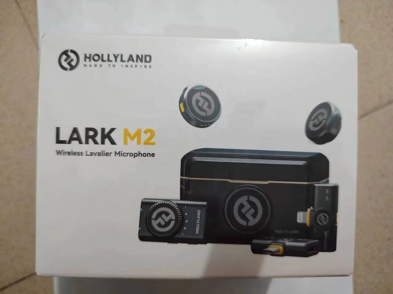 Microfones Sem Fio Hollyland/Moma Lark M2 para Lightning Combo com