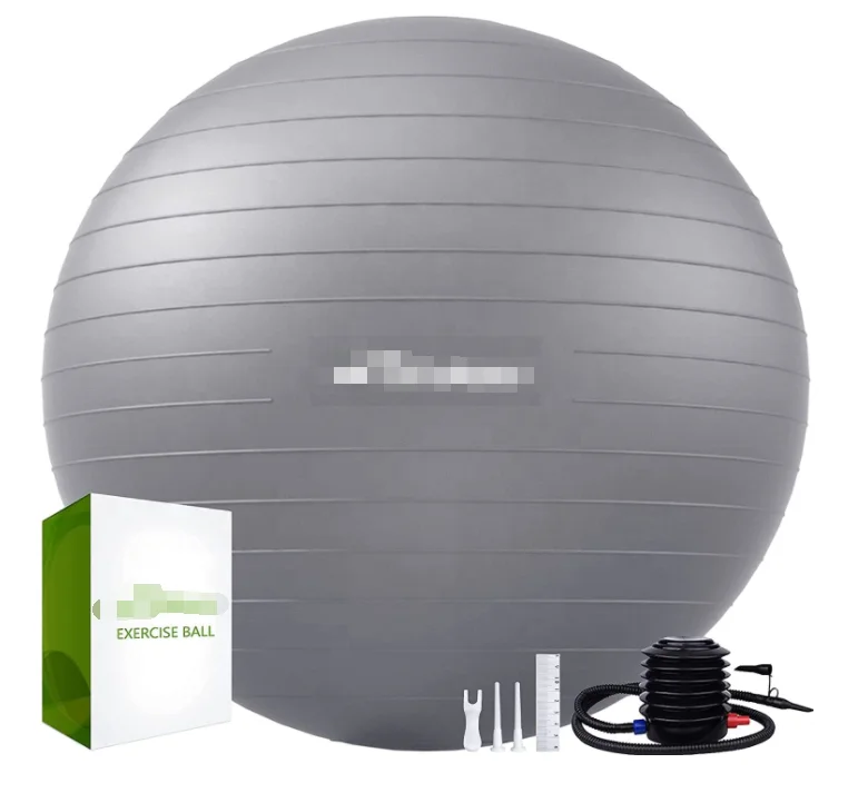 ONESTARSPORTS Custom Size Small Black Anti Burst Pvc Gym Ball Balance Half Exercise Fitness Inflatable Frosted Yoga Ball