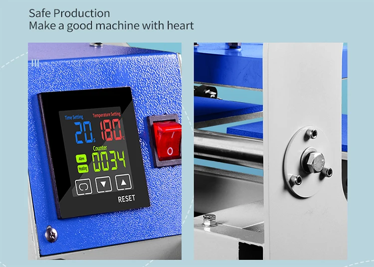 LOGO Label Support ODM Small Double Station Pneumatic Heat Press Transfer Machine for Sale manufacture