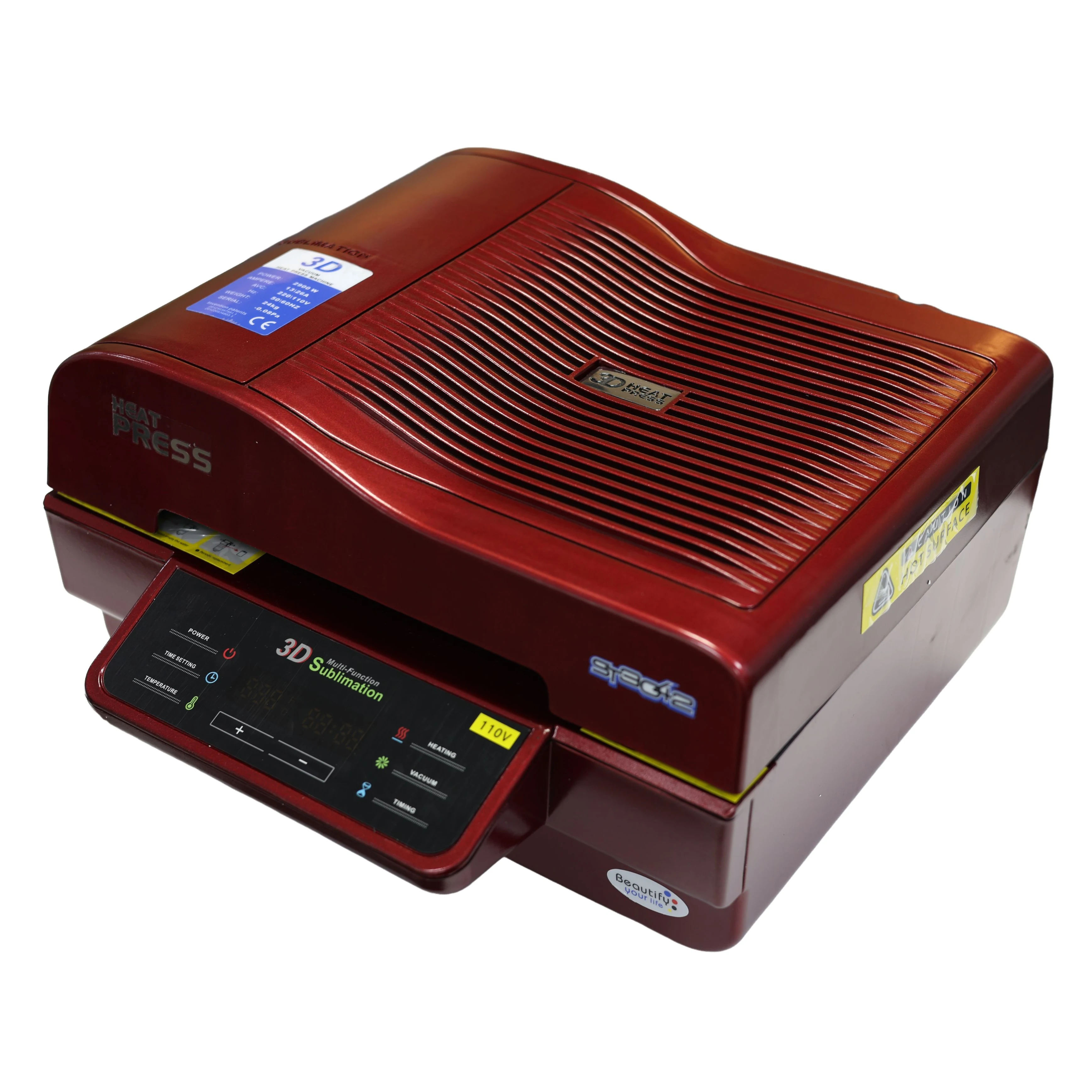 3Dヒートプレス機 昇華熱プレス機 ST-3042 ST-3042 3D Sublimation