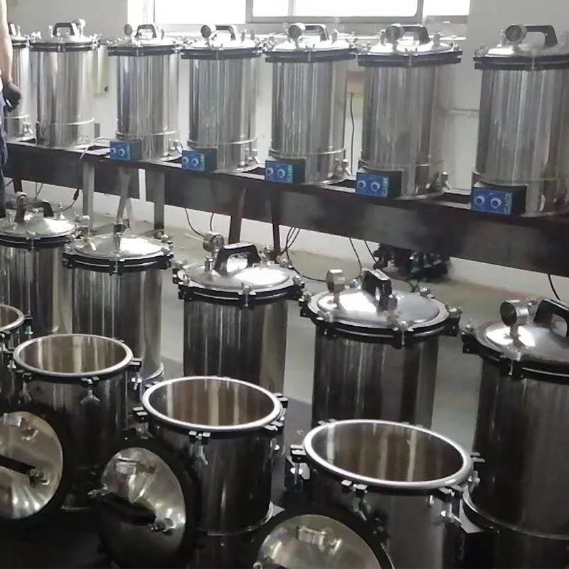 Портативный медицинский лабораторный высокотемпературный паровой стерилизатор 18 л 30 л 24 литра маленький ретортный вертикальный стерилизатор автоклав