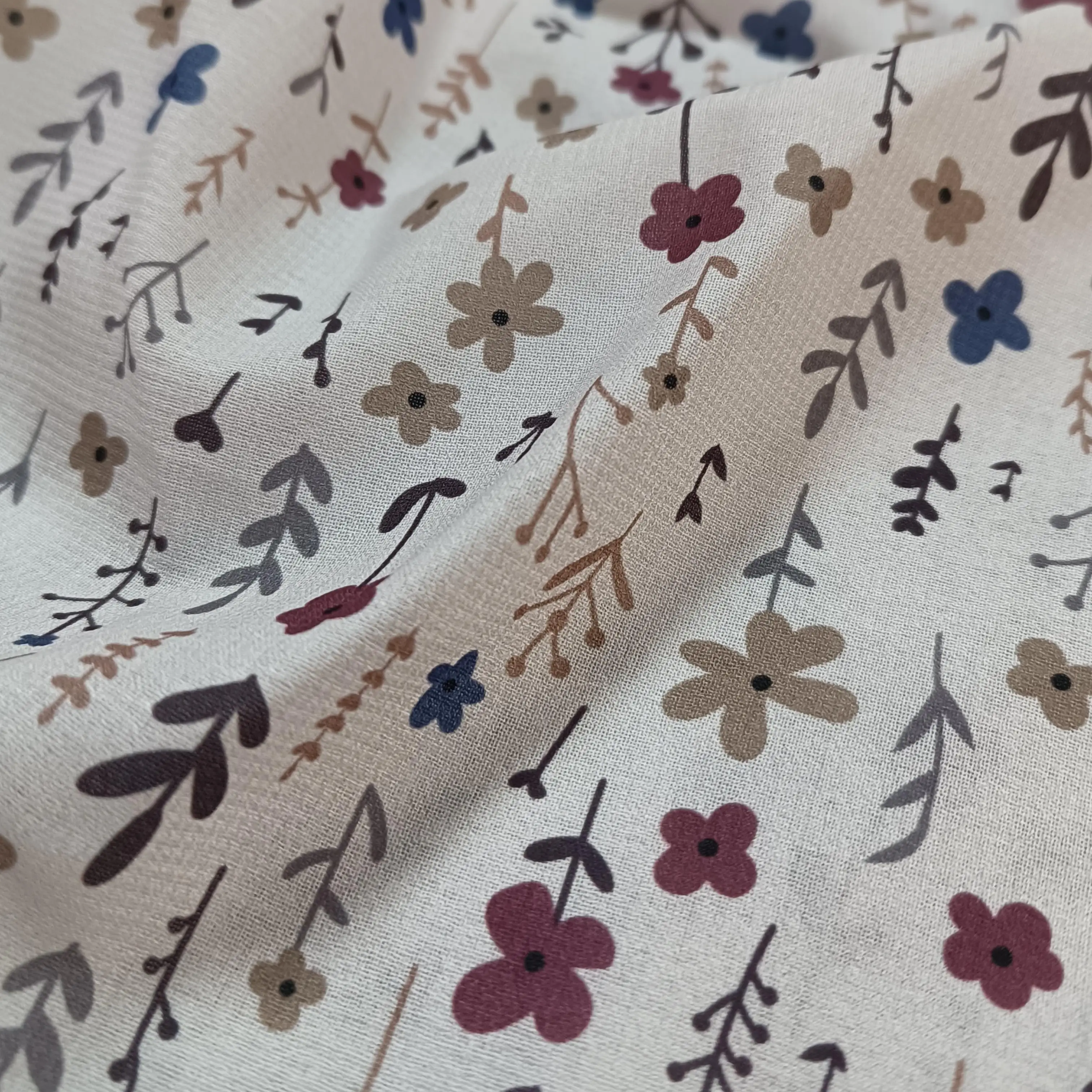 SHENGMO Composite Chiffon Voile Laser Cut 70*180cm Print Hijab Muslim Scarf Shawl  Factory Wholesale Customized Design Size Logo