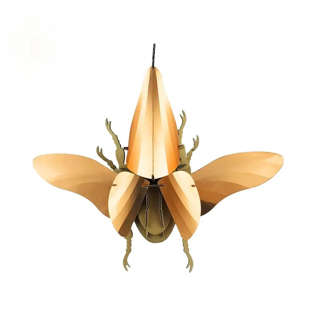 Hercules Beetle Insect Model Puzzles DIY Assembly Crafts Interactive Development Educational Kids Toy Gift