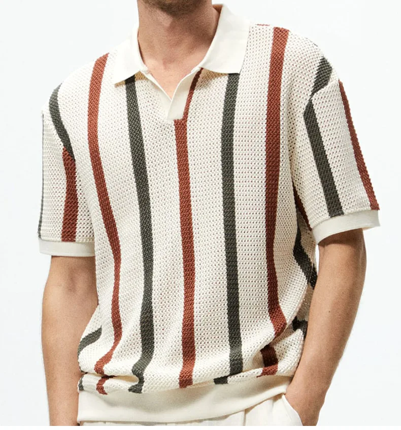 Shop Our Hot Sale Summer Men's Chunky Short Sleeve Knitwear