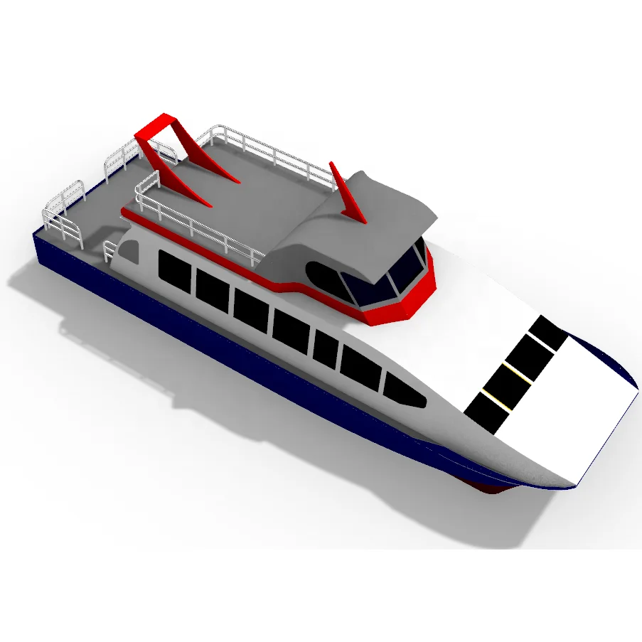 Grandsea 16m Aluminium Jet Catamaran New 50 Passenger Boat with Inboard Diesel Engine for Transportation in the Philippines
