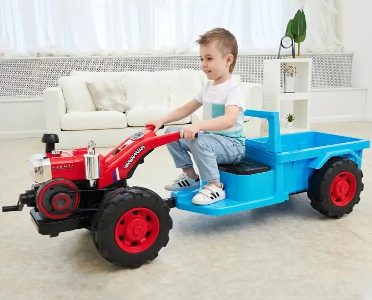 2021 New Design  Battery Operated  Kids  Ride on Electric  Tractor