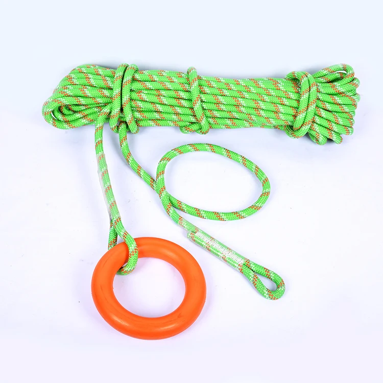 Safety equipment soft durable water rescue rope with round