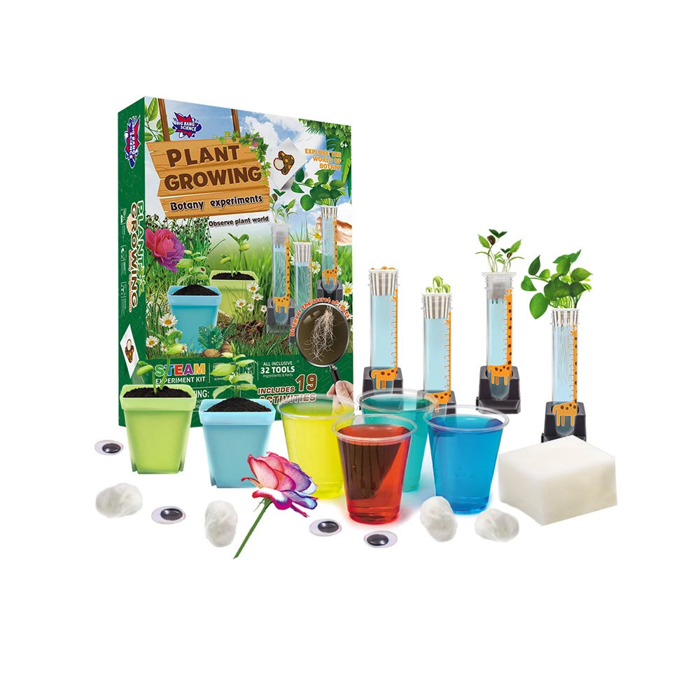 Комнатное живое растение классная комната или домашний Школьный набор для развлечений в сфере науки выращивания растений обучающая игрушка STEM Science химический