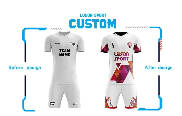 Custom Football Shirt Maker Soccer Jersey China Manufacture Design Your