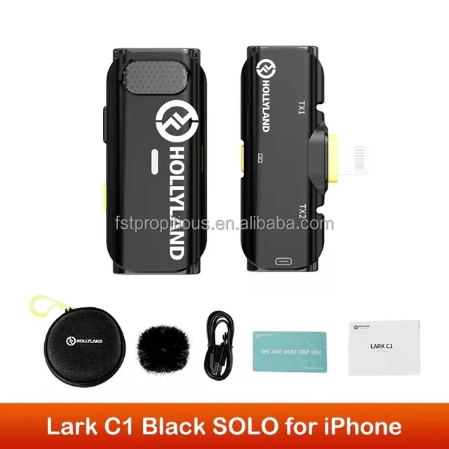 【美品】HOLLYLAND LARK C1 for iPhone Hollyland Lark C1- Wireless Microphone Curated for Phone
