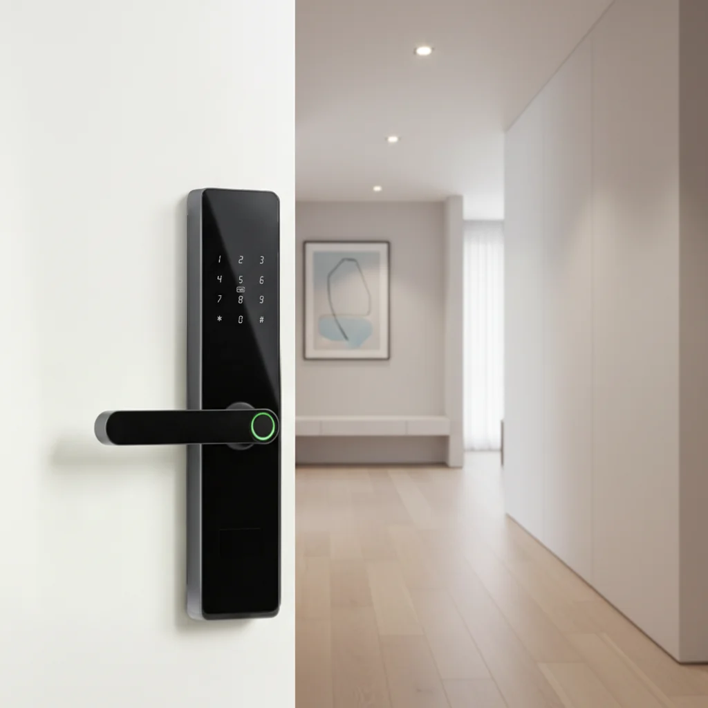 Bluelock F17 6085 Mortise Smart Lock TTlock App Control Cloud Aluminum Password Key/Card/Fingerprint Unlock Home Office