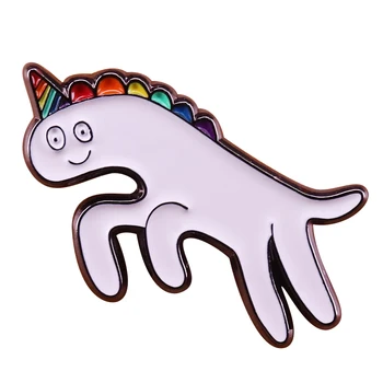The unicorn rainbow brooch that helps add a touch of pride to your daily wear. Let it be your guardian angel!