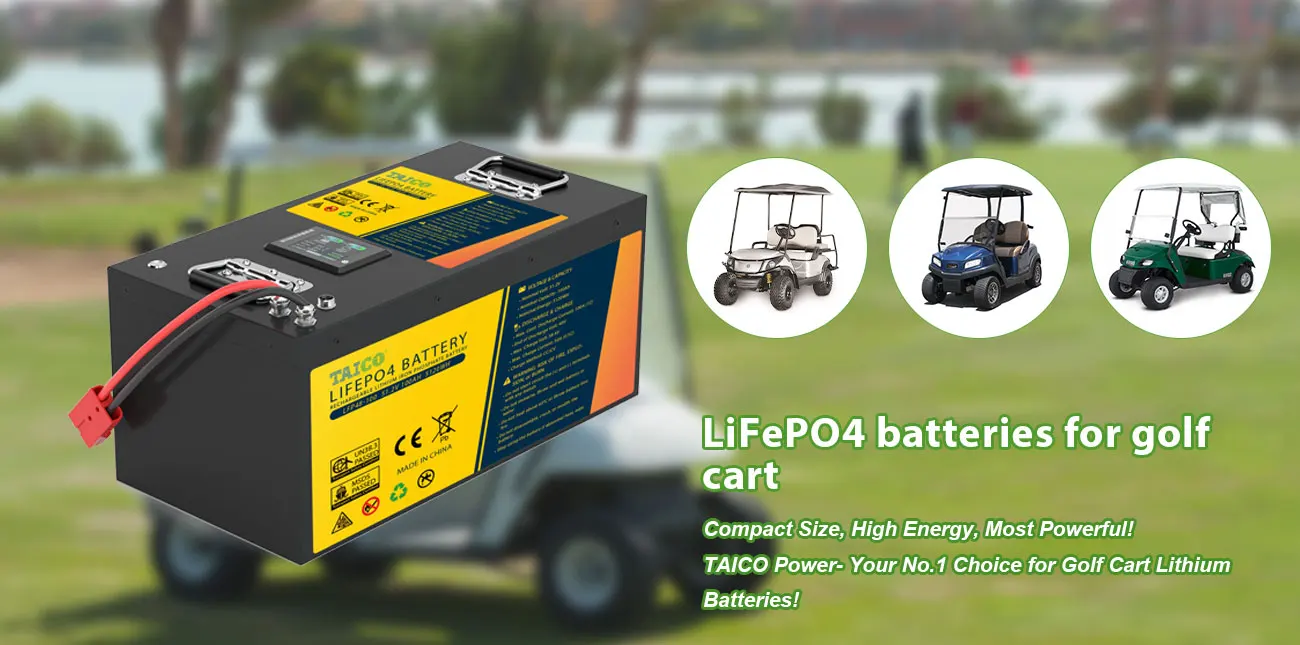Taico Battery 48v 80ah 100ah Lifepo4 Battery Golf Cart Lithium Ion ...