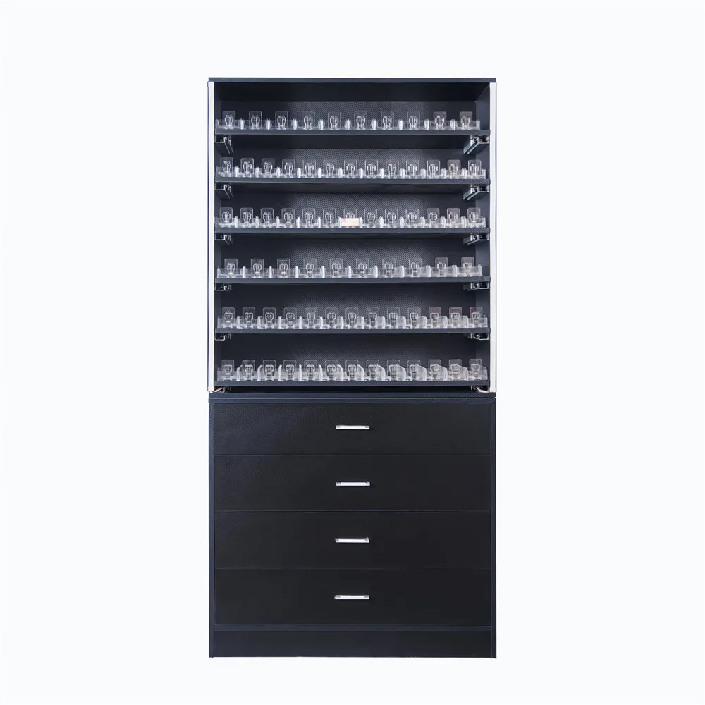 Metal Box marlboro Cigarette Display Rack Acrylic Cigarettes Racks Pusher  Mount Shop Size Led Cigarette Display Rack