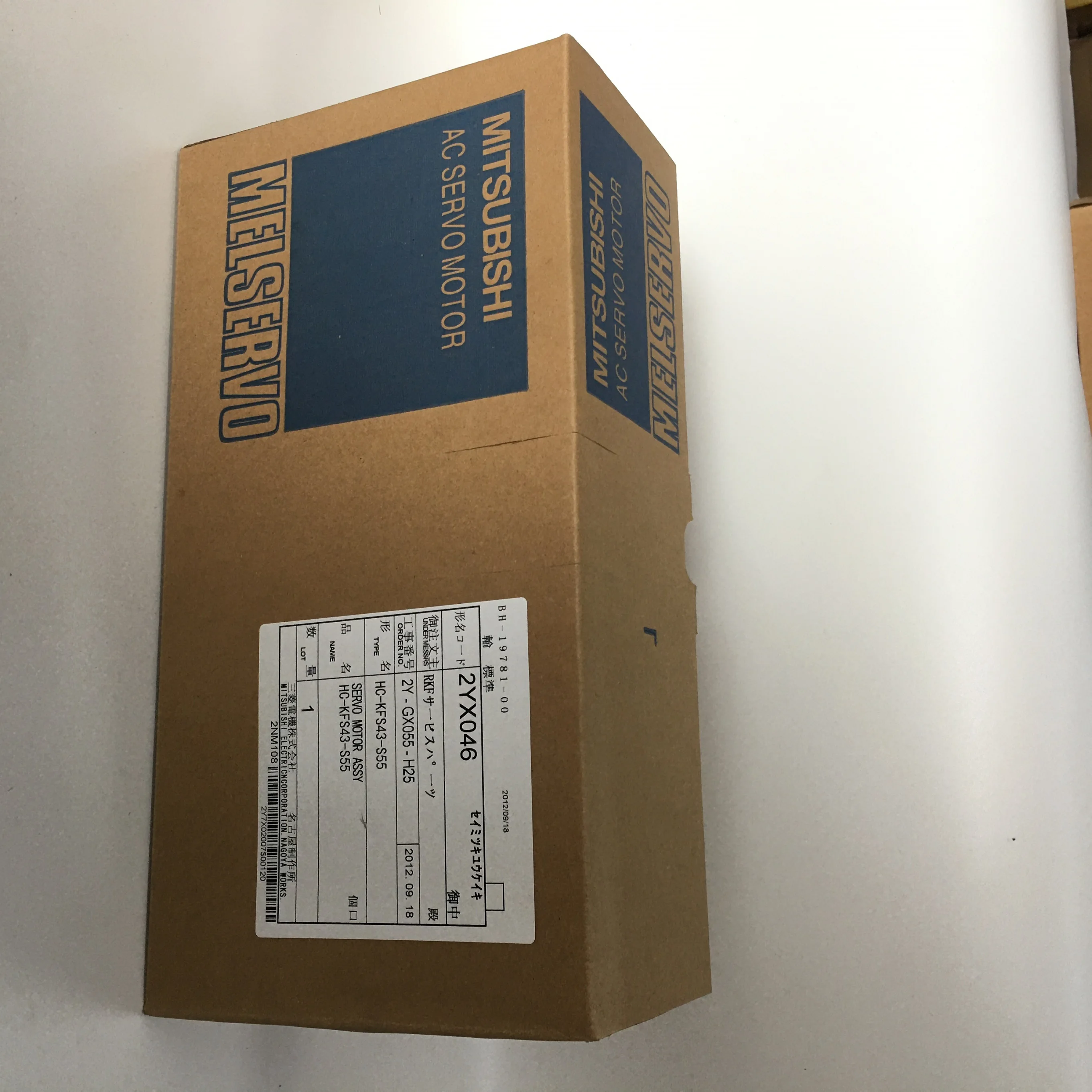 MITSUBISHI AC Servo Motor HC-KFS43-S55