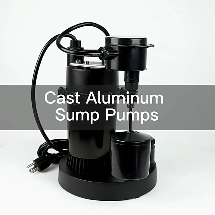 Gp Enterprises Made Cast Aluminum Vertical Float Submersible Sewage