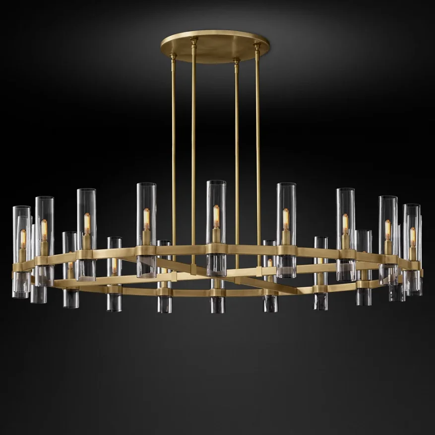 Modern Luxury Black Chandelier Led Ceiling Lighting American Design ...