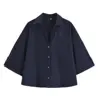 Camicia blu scuro