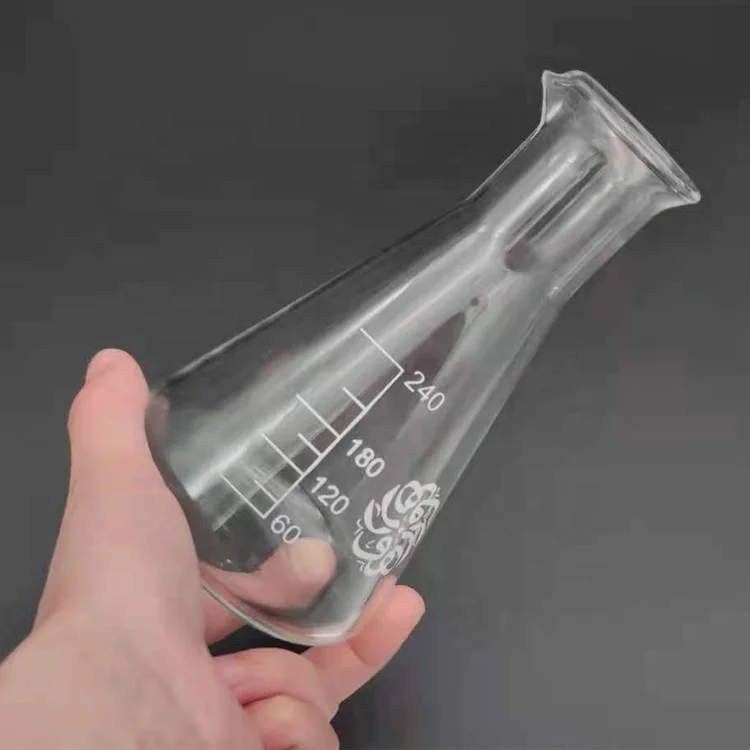 Labs Glassware Wide Neck Erlenmeyer Conical Flask With Spout