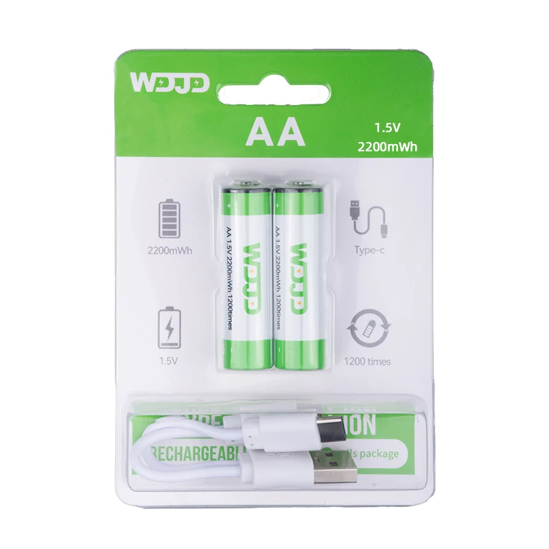 Type C Usb C Port Rechargeable Aa Aaa Lithium Battery 1.5v Toys