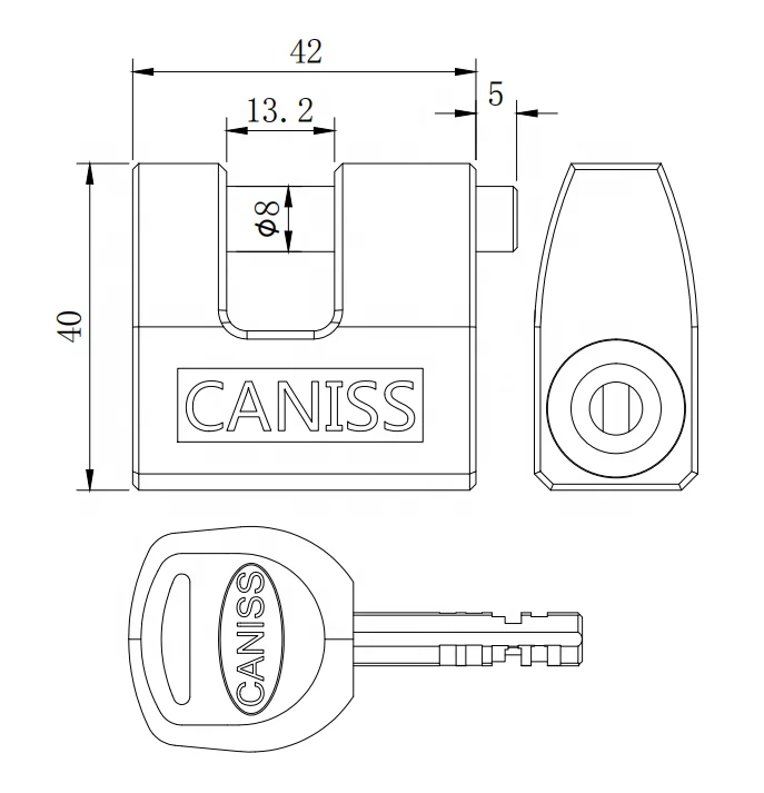 Безопасный замок из цинкового сплава с ручкой для стеклянных ворот от китайского производителя