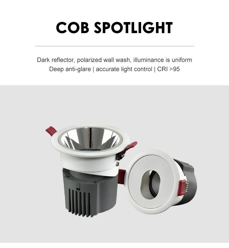lc1042 high performance aluminum 5w 12w 18w ceiling recessed mounted cob led spotlight-0