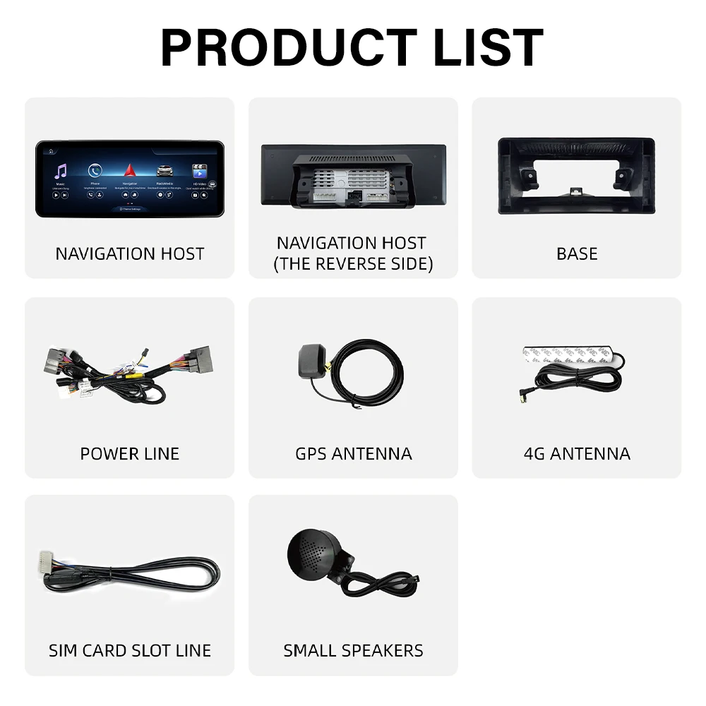A Class NGT4.0 W176 Android Car Screen 12.3 Inch Wireless CarPlay Android Auto Bluetooth Car Dvd Player for for Mercedes Benz
