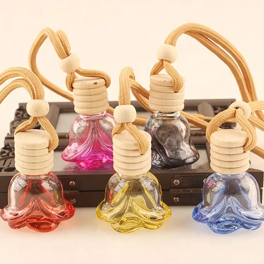 Ciondolo Vuoto Bottiglia Di Profumo Auto In Vetro Diffusore Di Olio Essenziale Ricaricabile Decorazioni Sospese Da 0,53 € | DHgate