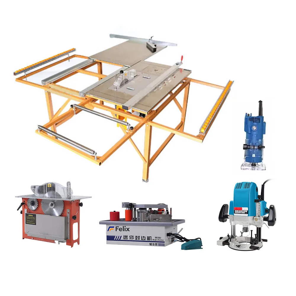5 In 1 Multipurpose Table Saw And Planer Mini Table Saw Woodworking