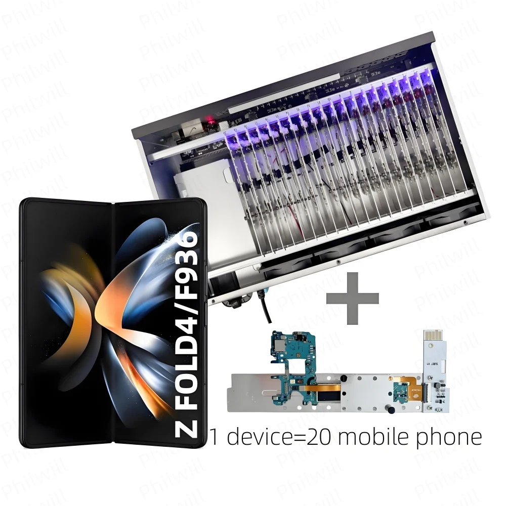 Box Phone Farm System 100 Phones - Smart Motherboards