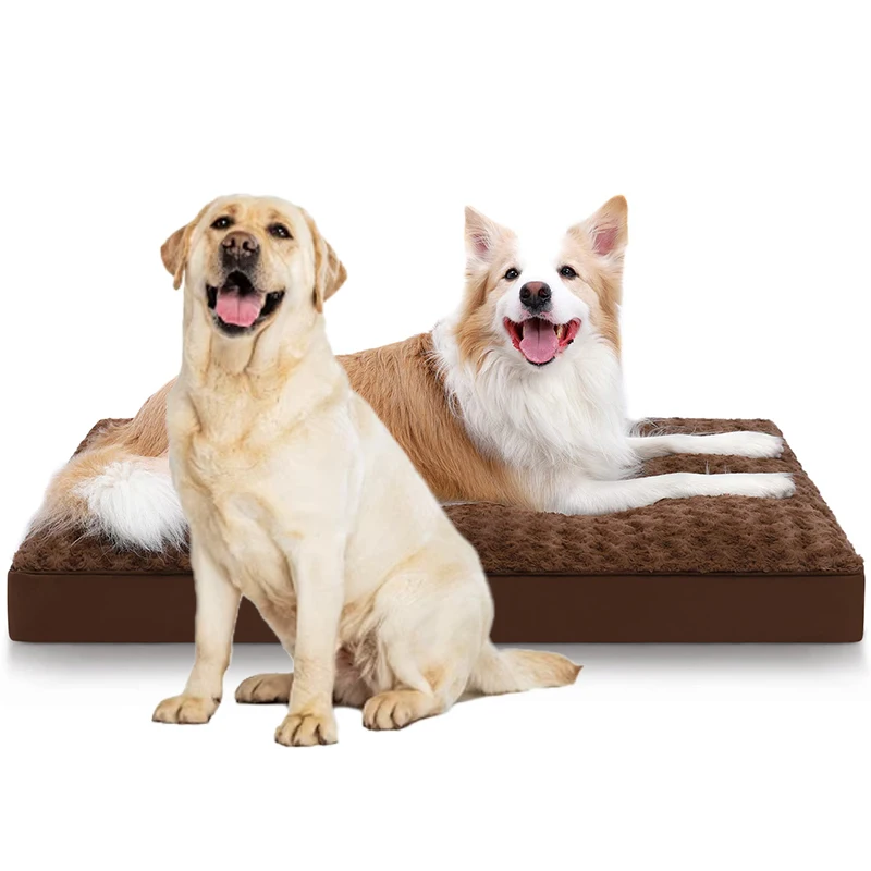 camas para perros anti-anxiety eco-friendly indestructible memory foam orthopedic cat dog crate bed pet cushion