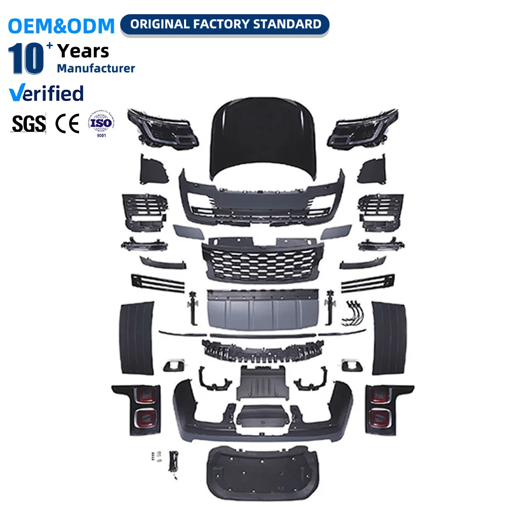 Compliance Certification Customizable Car Body Upgrade Kit Accessories Auto Spare Parts for Range Rover