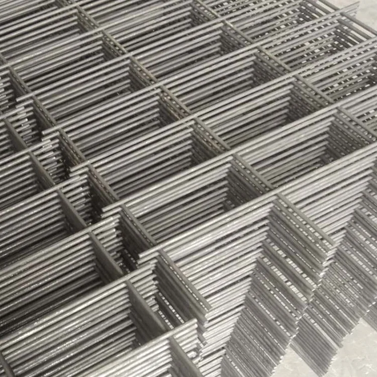 Welded Mesh Panel with Square Hole Shape Concrete Masonry Brick Wall Reinforced by Rebar Steel Matting