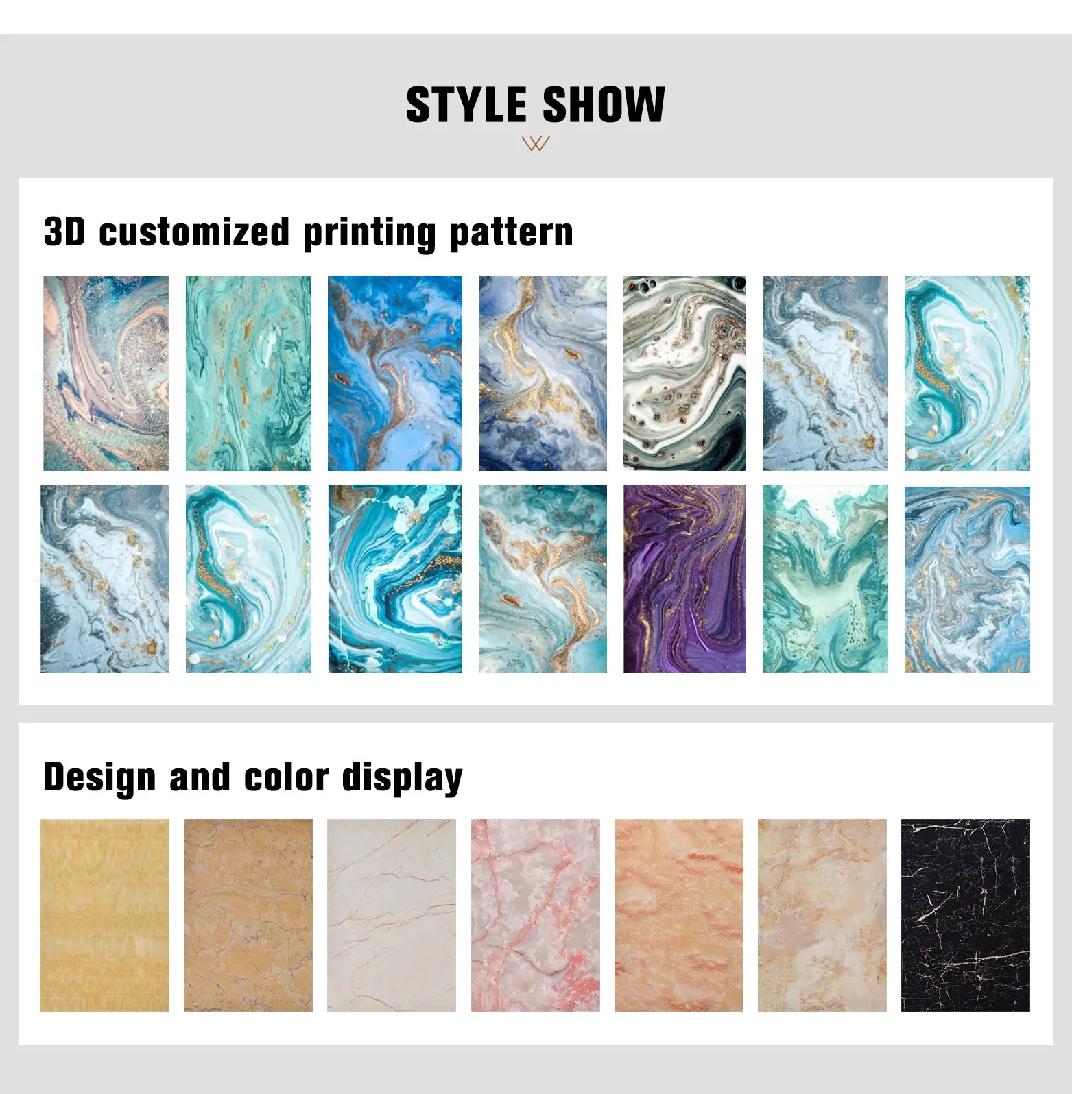 Luxurious Marble Slabs PVC 4x8, Premium 6mm Marble-Type PVC Sheets with Elegant Finishes