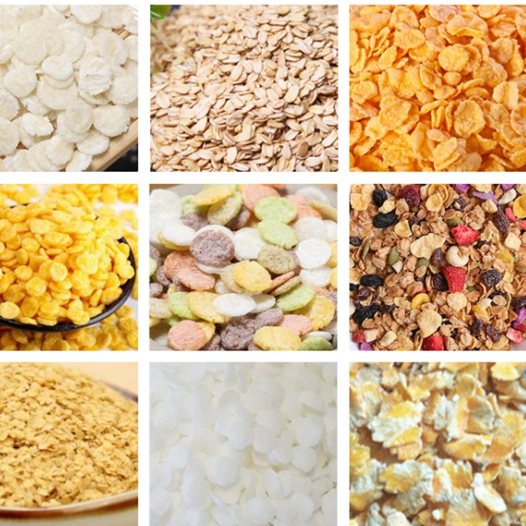 Extrusion Breakfast Cereal Corn Flakes Extruder Machine Line Automatic ...