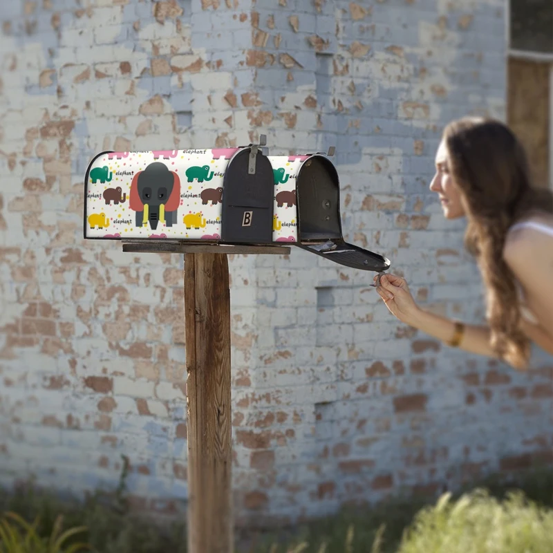 Customized Mailbox Wrap Sublimation Blank Mailbox