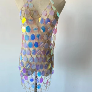 OEM Brass Pearl 18K Gold Plated Eco-friendly Chain Body Jewelry Bra Harness with Crystal Rhinestone Main Stone