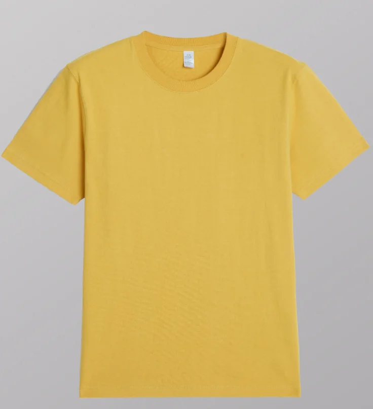 Unisex Round 100% Super Combed Cotton Tshirt, 180-190 gsm, Plain at Rs  155/piece in Jalandhar