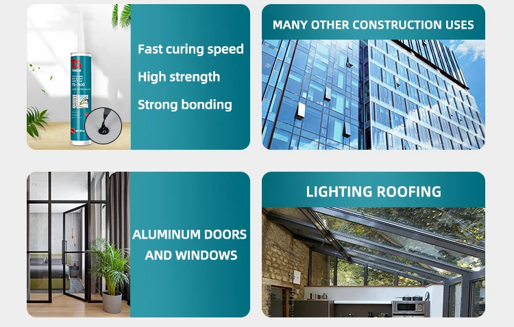 Acetoxy Sealant Adhesives Sealant Fast-Curing High Adhesion Waterproof ...