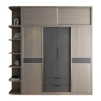 Overall Cloakroom Modern Sliding Mirror Cupbord Bedroom Furniture Set ...