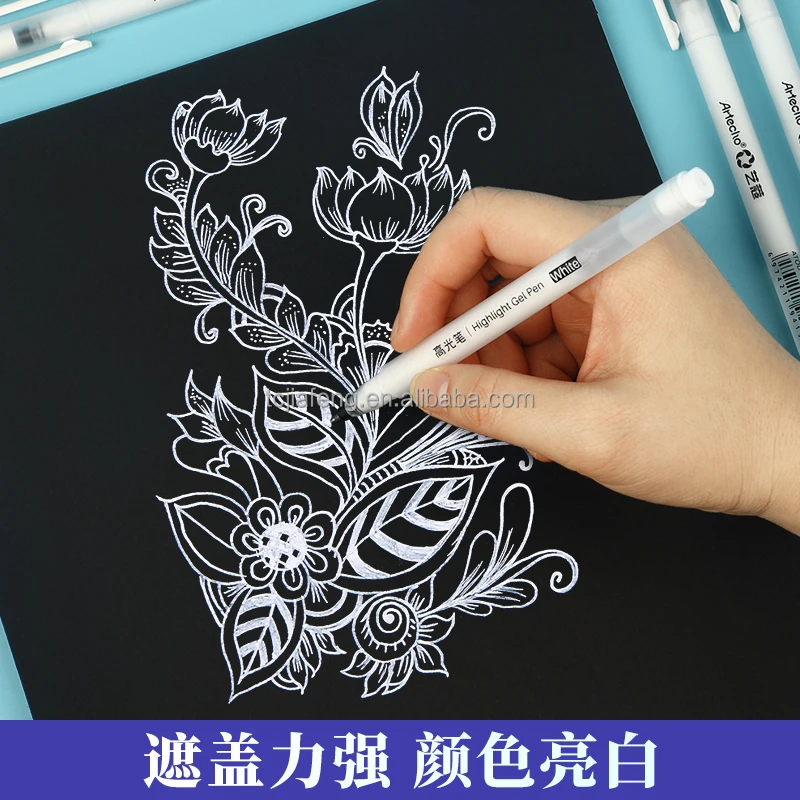 Gel Pens Paint Markers For Black Paper Gel Pens For Black Paper