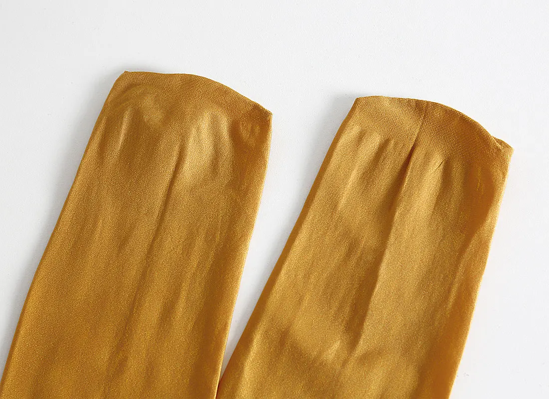 Women's Shiny Oil Pantyhose Stockings Tights Socks Ultra Shimmery Shaping Dance Plus Size Footed 70D 60D 100D