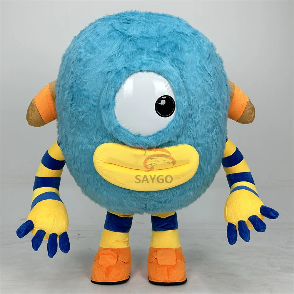 Work Plant Monsters Inc. Mascot Costumes for Halloween 2m Giant Inflatable Eyes Monster High Costume Eyes Human Party Dress