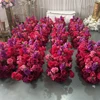 1 pz 1 m fiore rosa acceso